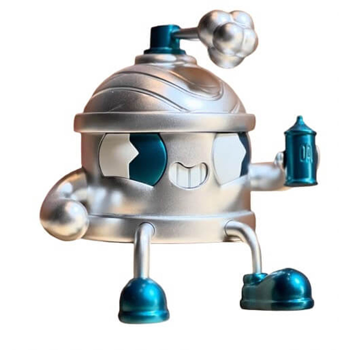 Metallic Silver/Navy