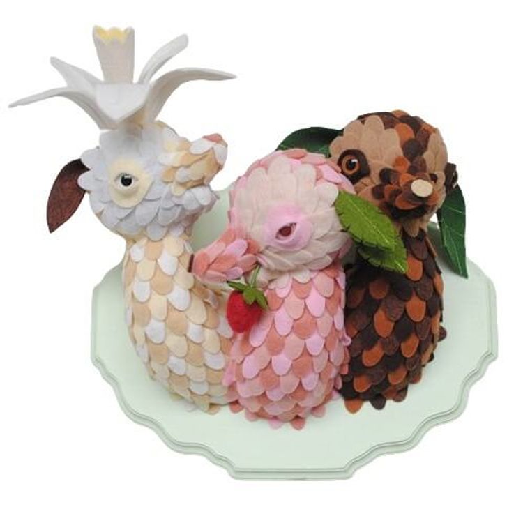 Neapolitan Triple Scoop by Horrible Adorables