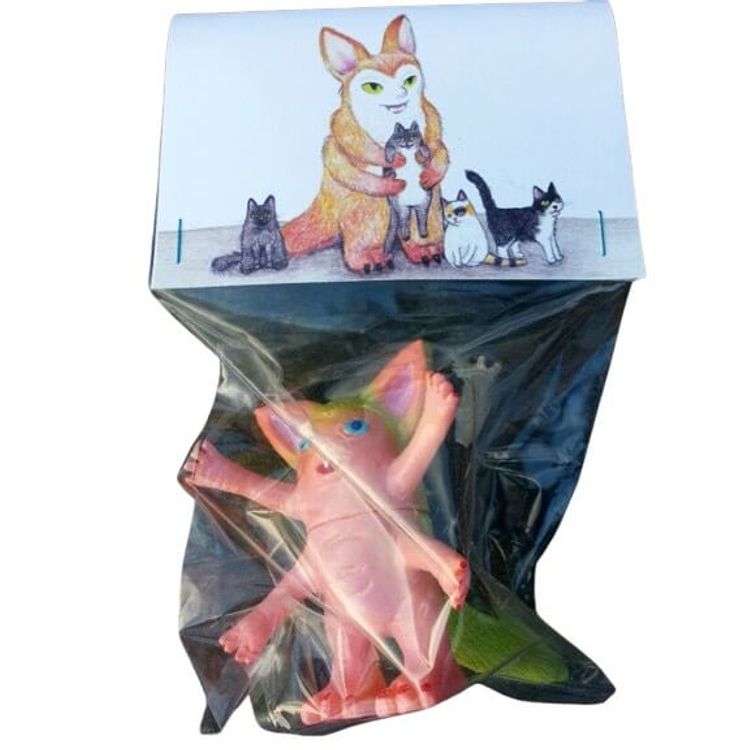 Nekomimi ( Grass Hut exclusive ) by Grumble Toy (Ainsley Sturko)