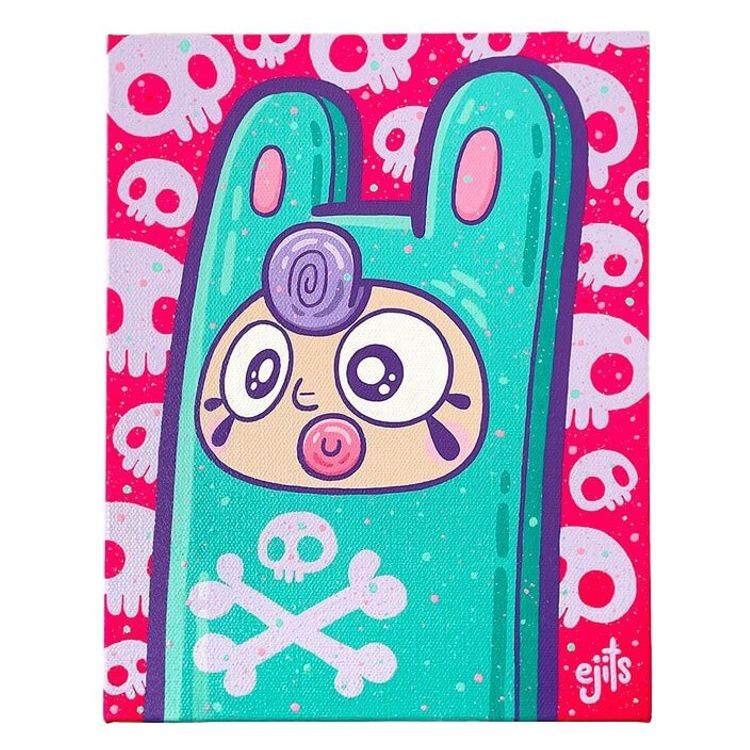 Neon Bear Bones by Ejits