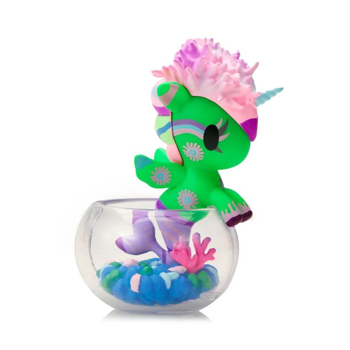 Neon Green Coral Mermicorno