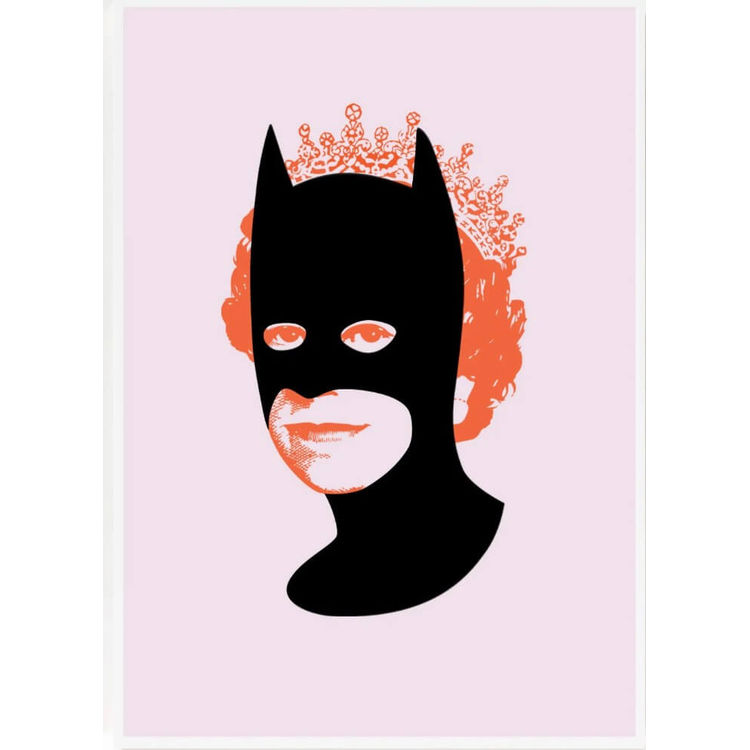 Neon Orange and Pink Flock by Heath Kane