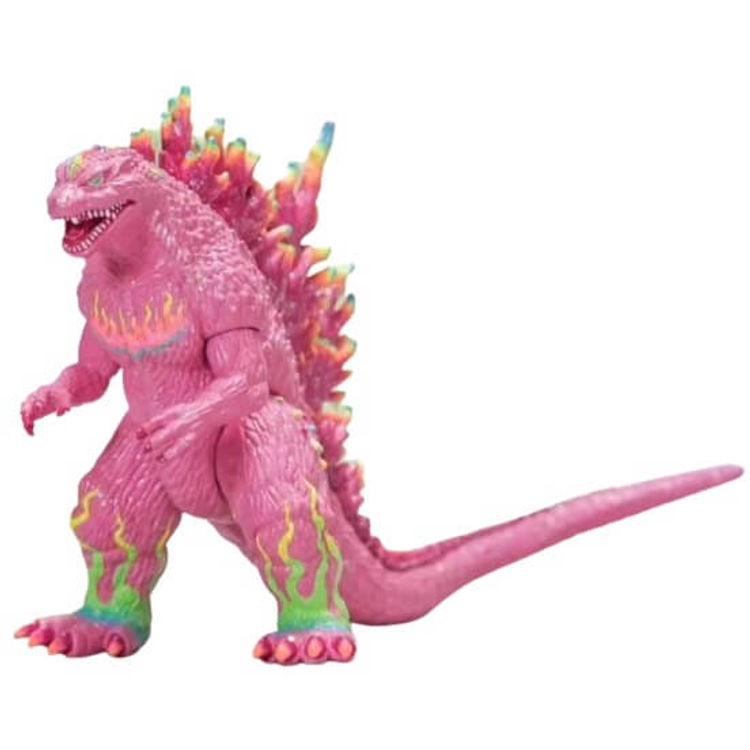 PI – Neon Rainbow Sparkle Godzilla by Heartbat Studio