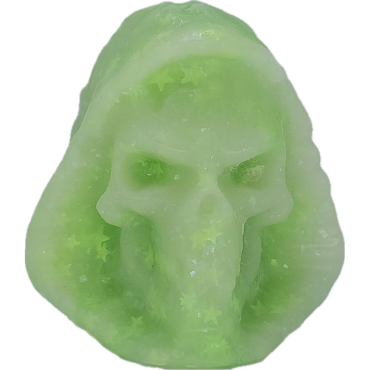 Neon Skies - Hooded Skull by Glow Man Dan