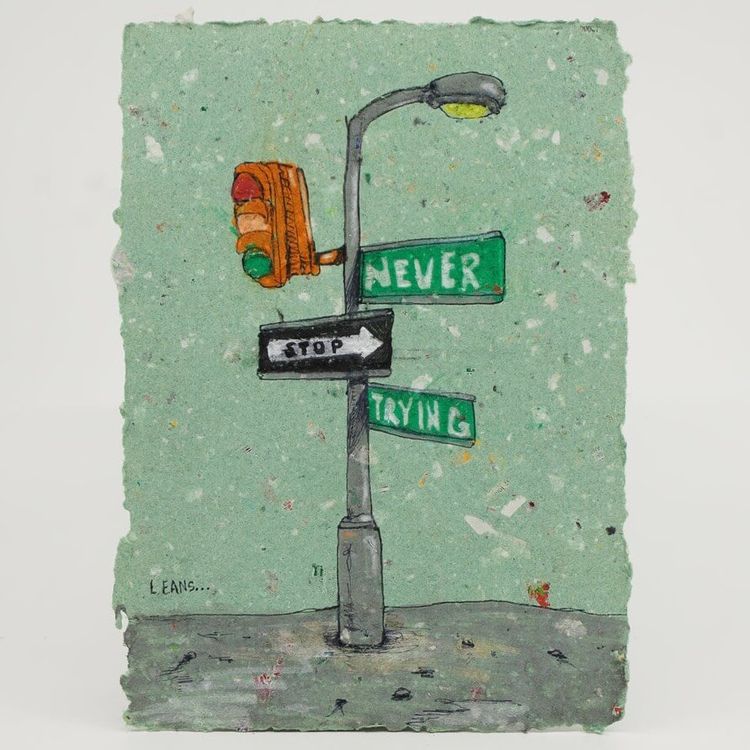 Never Stop Trying by Leans (Sam Wilkinson)