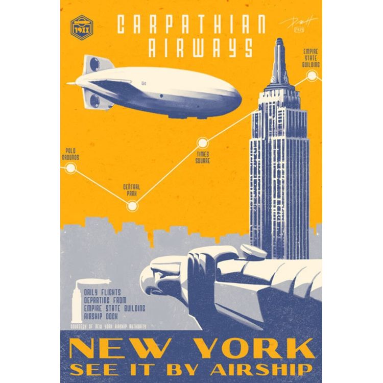 New York By Airship by Adventures of the 19XX