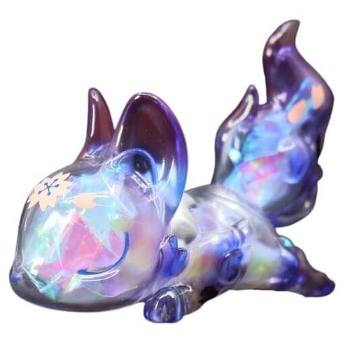 Night Sakura Sleeping Fox