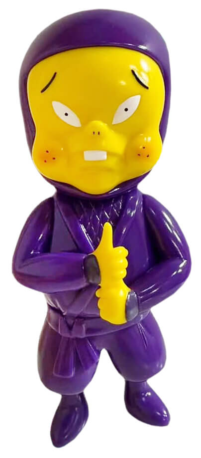 Headlockstudio knuckle NIN NIN NINJA ソフビ Nin Nin Ninja Purple created by Knuckle (Little Chop Design)