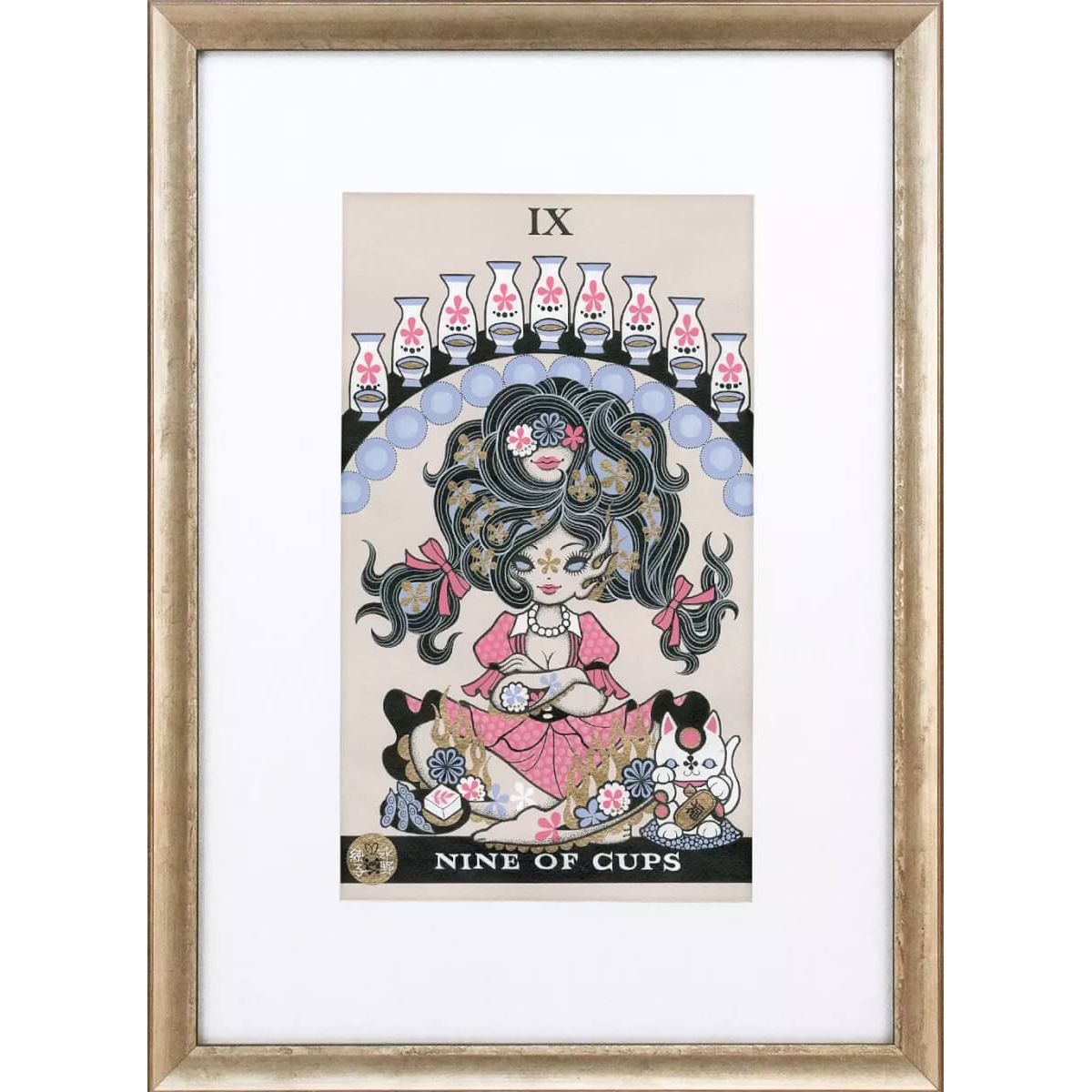 Nine of Cups: Futakuchi Onna (Two-Mouthed Woman)