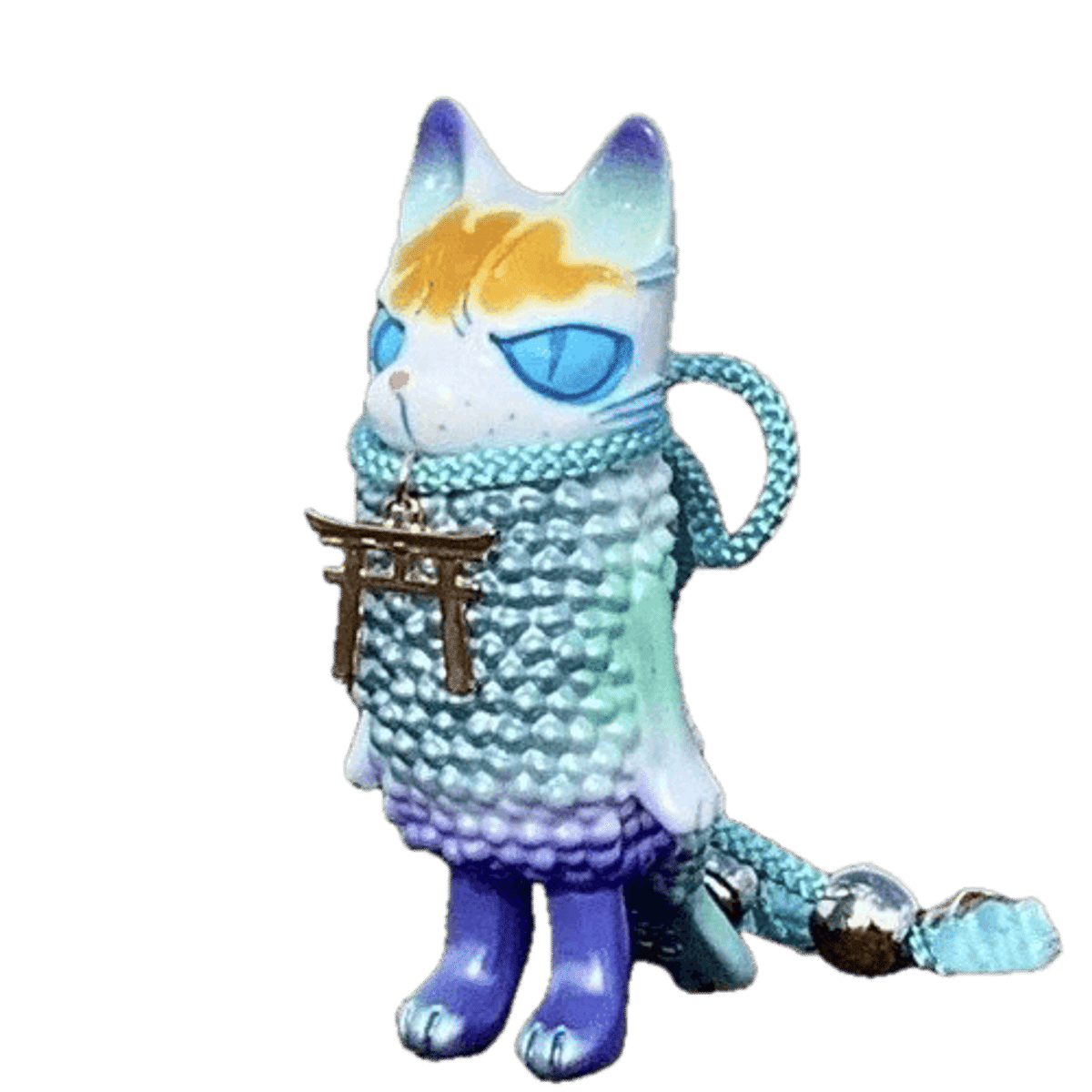 No. 73 New Year's Visit (Purple-Blue)