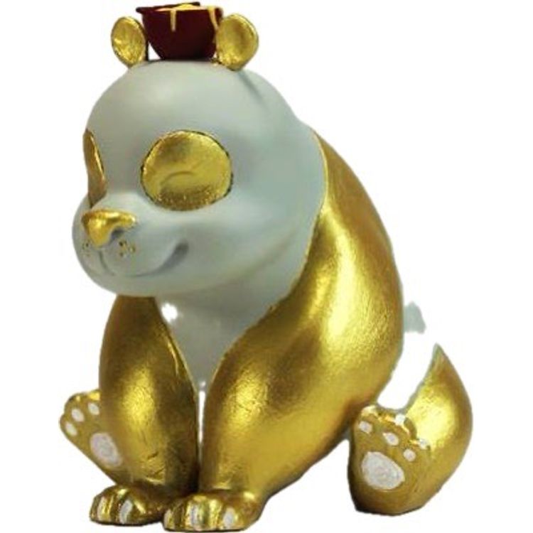 Noodles - the Dim Sum Panda - White Gold edition by The Real Firestarter (Sarah Tan)