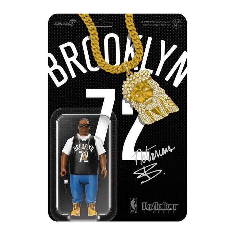 Notorious B.I.G. Wave 2 (Biggie Brooklyn Jersey) by Super7