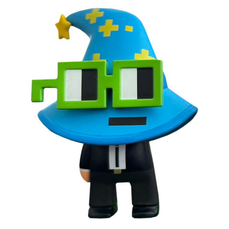 Nouns MC Magic Mike Blue (Green Glasses) by Klim Kozinevich