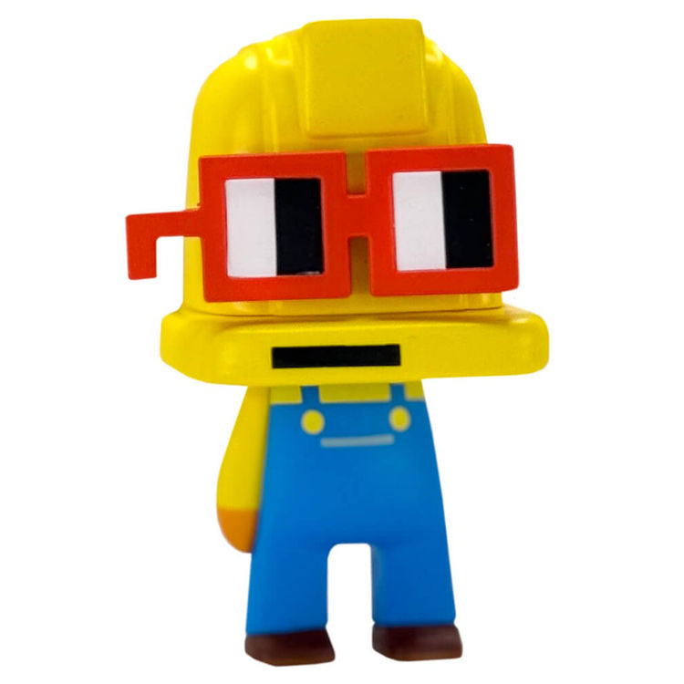 Nouns Super Sam Builder Yellow Blue by Klim Kozinevich