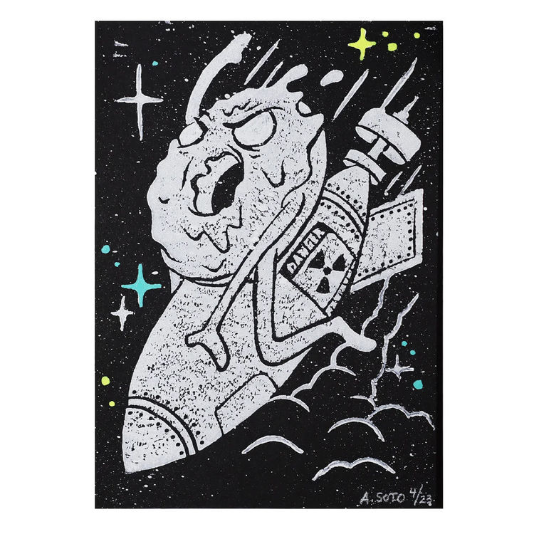 Nuke Donut Print by Fetch for Donuts (Aleana Soto)