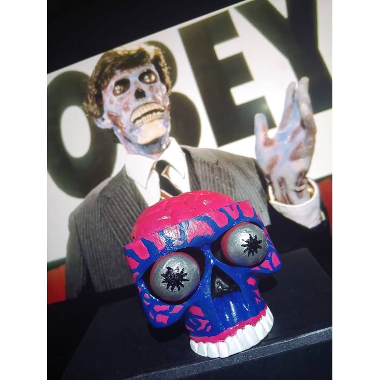 OBEY Skull Brain  by SauceSlinger
