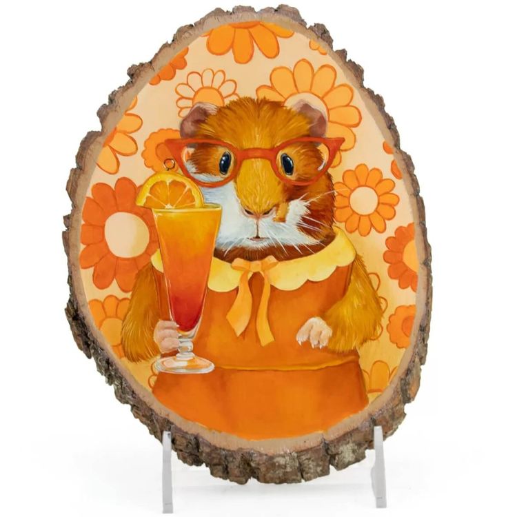 O – Lady in Orange by Diana Teeter