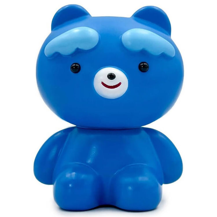 Ocean Blue Sitting Meneki-neko Sobi Kun by Seo Miji