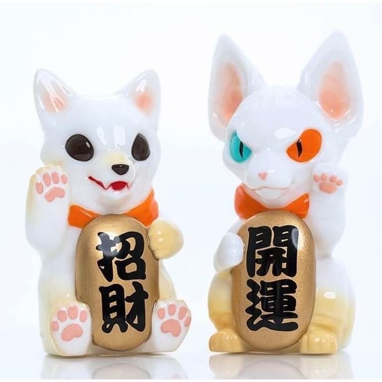 Odd-Eyed & White Shiba by KuroBlood