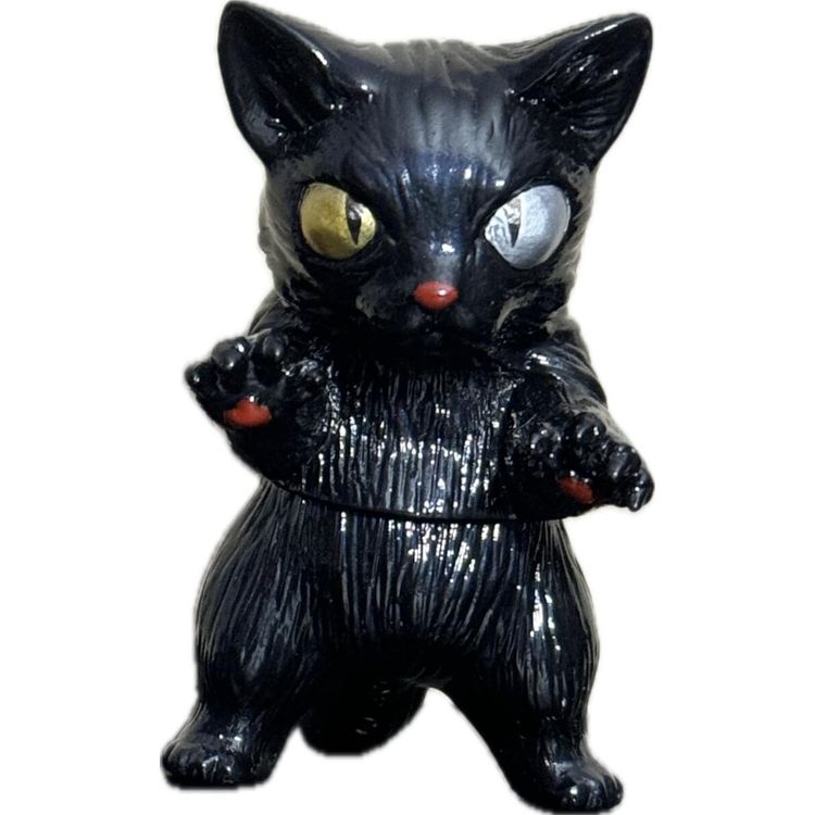 Odd Eyed Black Cat Necoron Monster Boogie by Max Nagata
