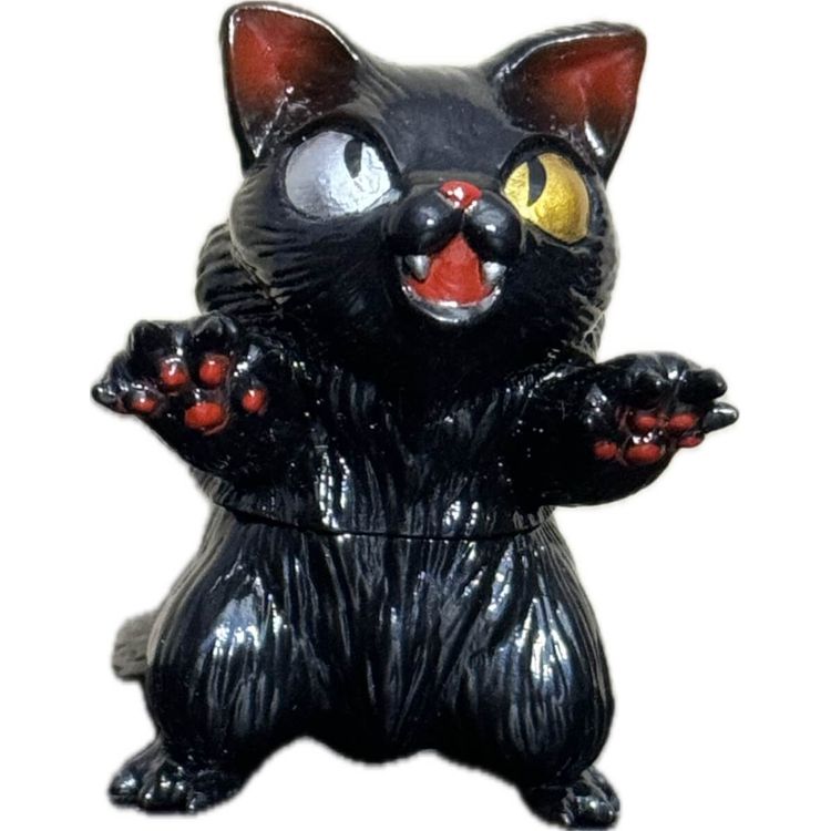Odd Eyed Black Cat Nyagira Monster Boogie by Max Nagata