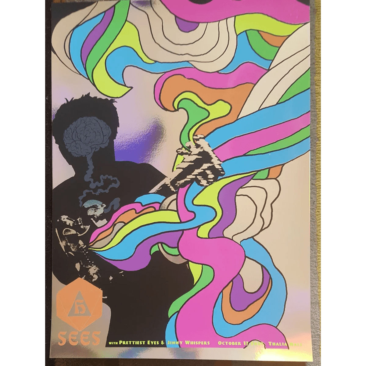 Oh Sees - thalia hall night one | Foil print