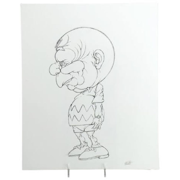 Old Charlie Profile by Ron English