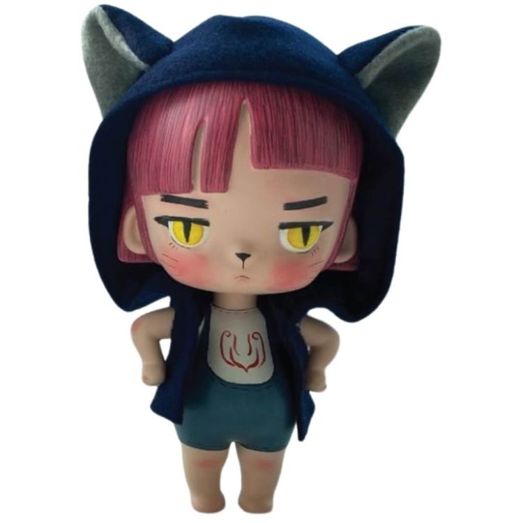 Oligal Night Cat (Red Hair) by Little Poupees Studio