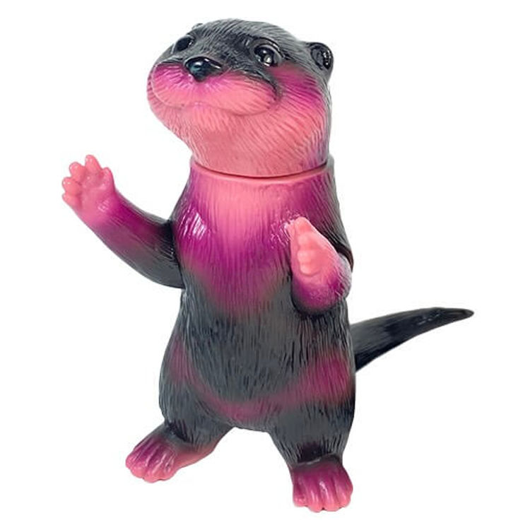 Ollie the Otter Pink Black by Mark Nagata