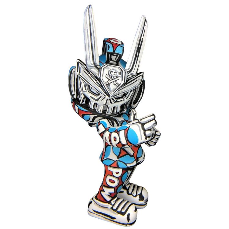 Onamonapoeia  Orange Blue by Priscilla Marquez aka PriscillasArte 