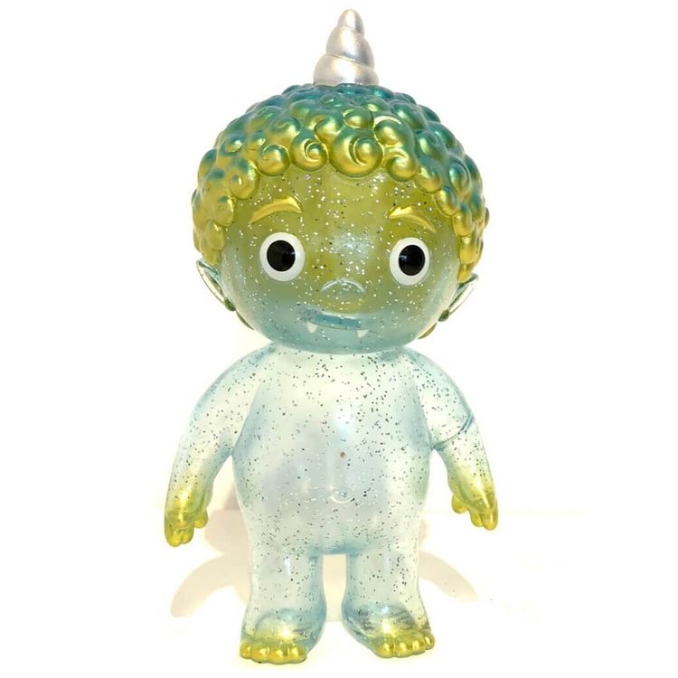 Oni Kid (Clear Blue Glitter) by Cometdebris (Koji Harmon)