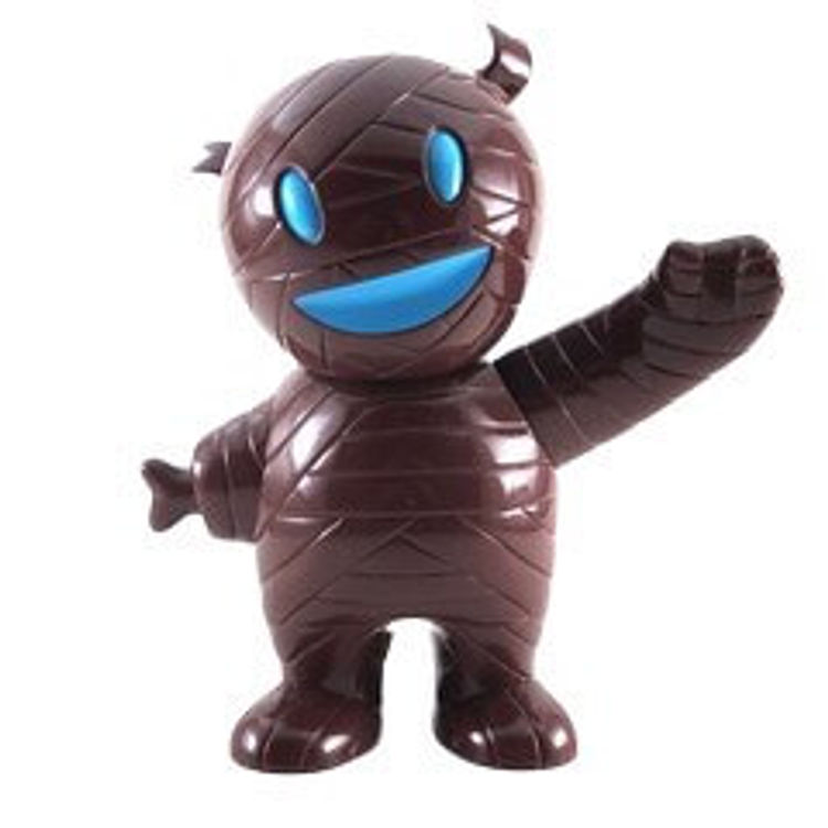 Opaque maroon Mummy Boy by Brian Flynn
