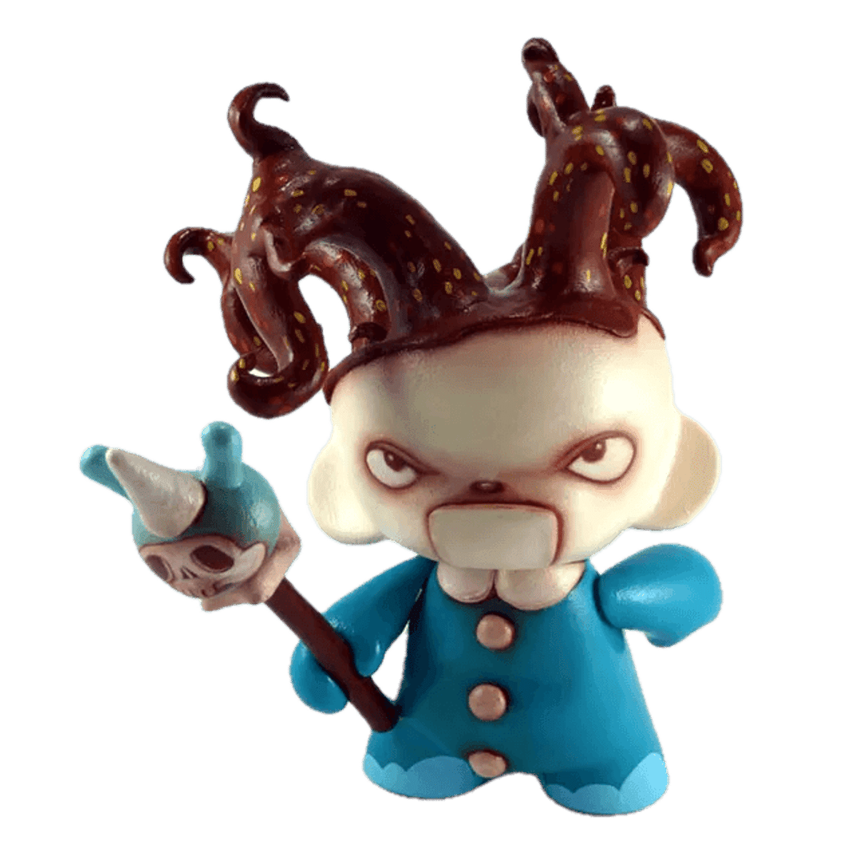 Open skull boy, roots