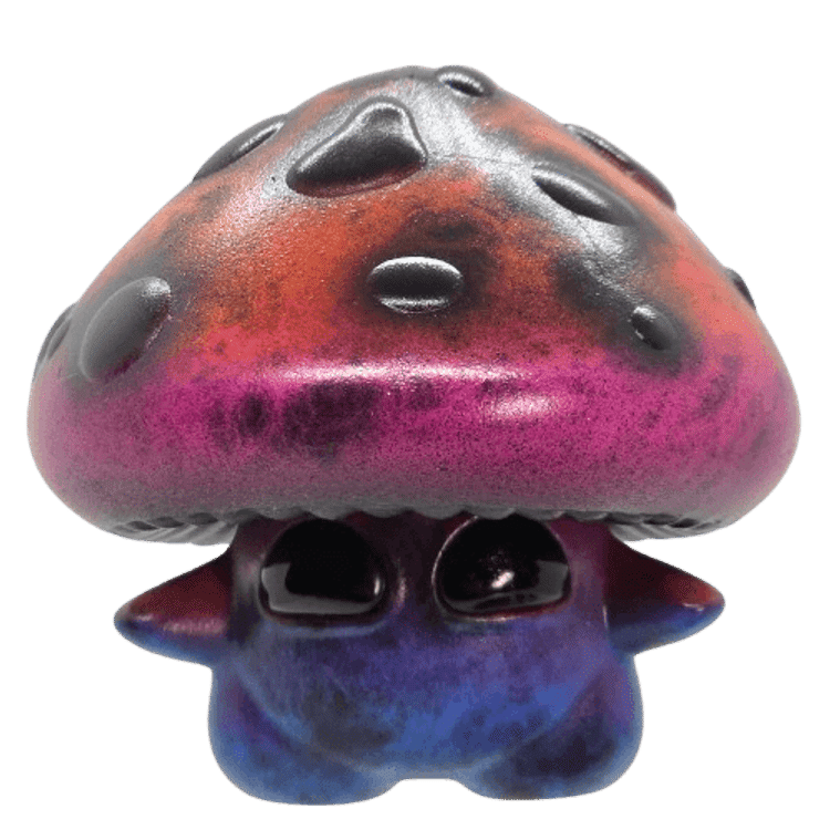 Medium Marbled Spore (Blue/Pink/Orange) by Neffs_Nexus
