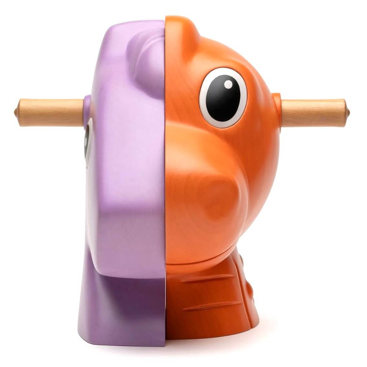 Split-Rocker (Wood) Pink/Orange