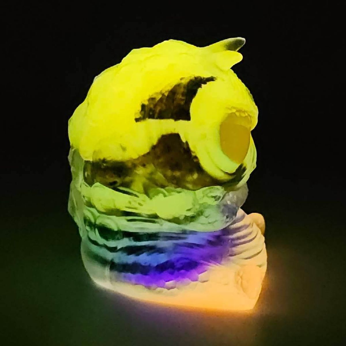 Light Orange & Purp Skelly/Orange Bottom - Double Cast Gus