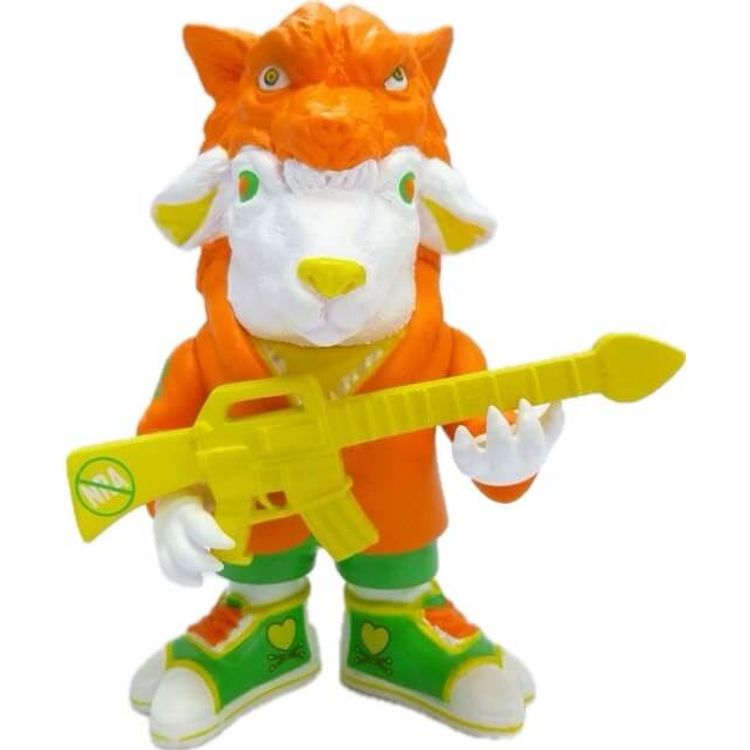 Orange Falla Sheep by Ron English