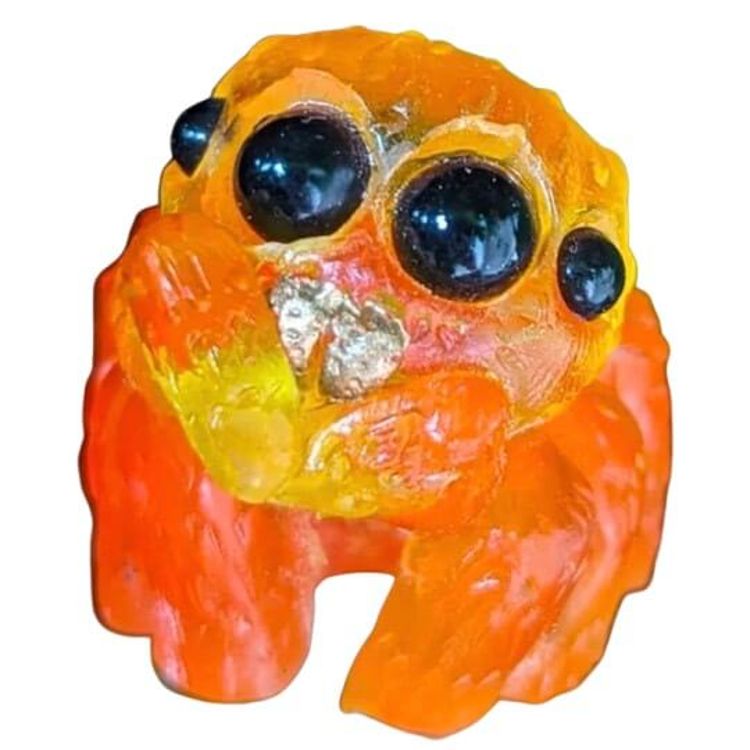 Orange Spider (Proto) by Hazel Owlery