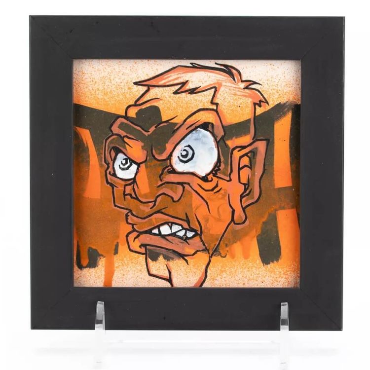 Orange Spray Skatch by Skatchface