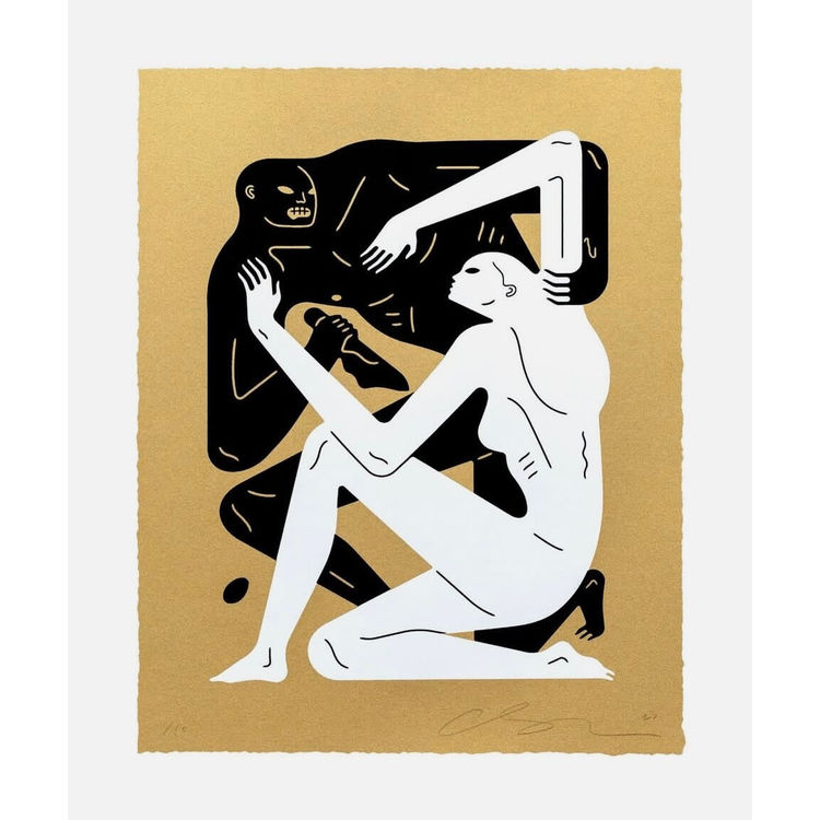 Orientation of The Night (Gold) by Cleon Peterson
