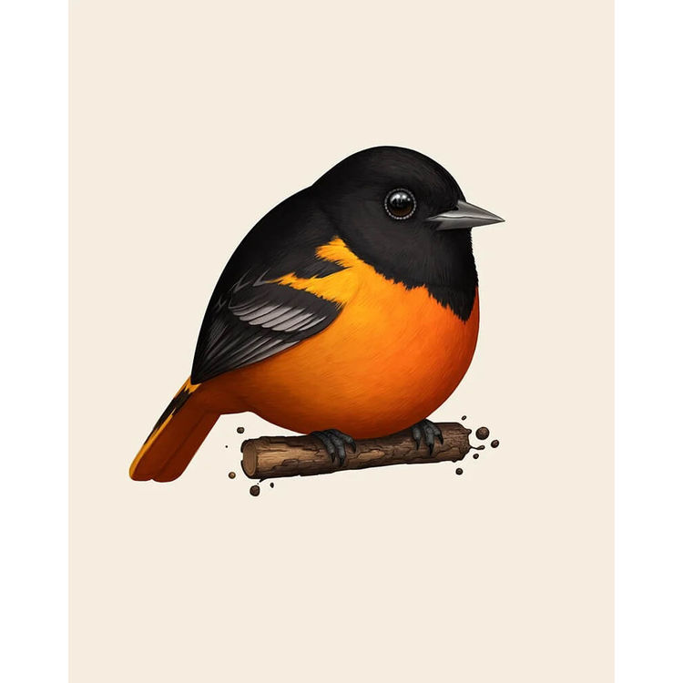 Oriole II by Mike Mitchell