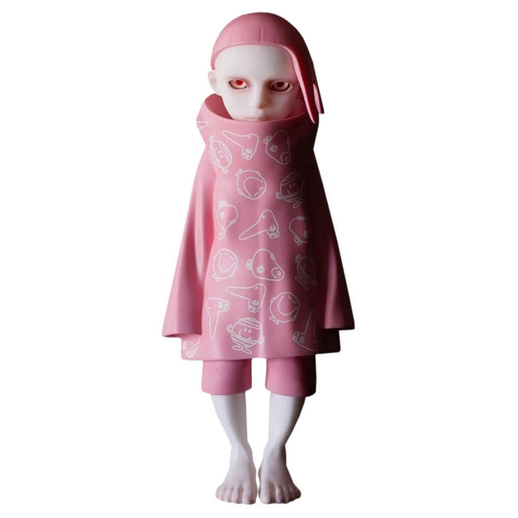 Outlander Girl Scruffy No Fussy Baby Pink by Koncrete