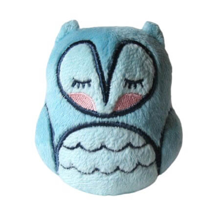 Owlets - blue by Andrea Kang