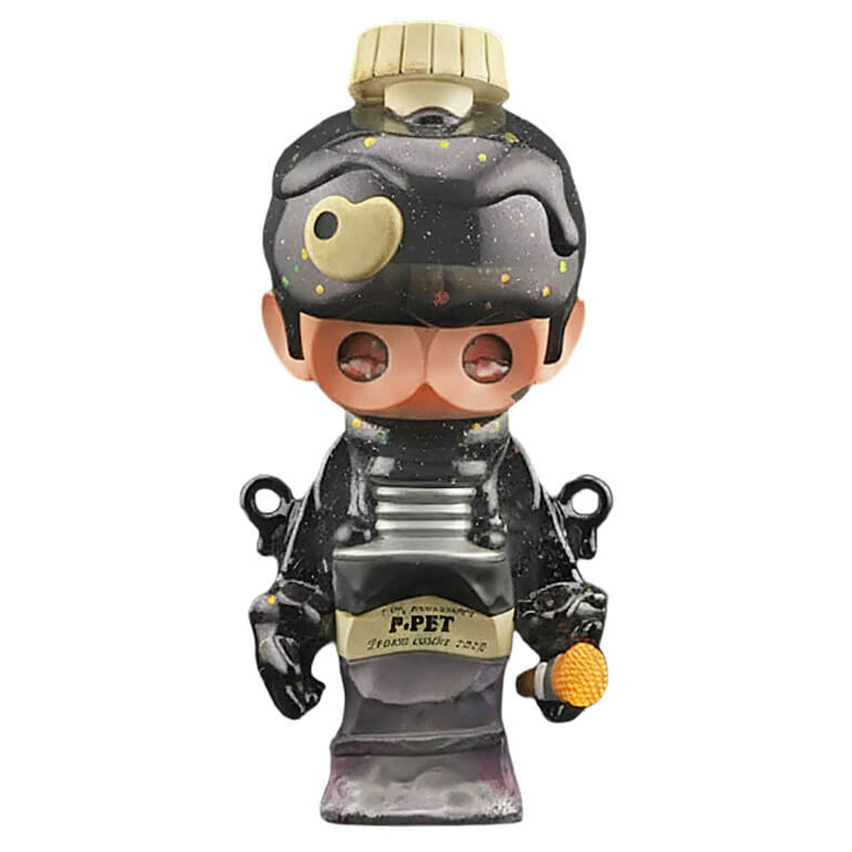 P-Pet Colorful Hearts Black