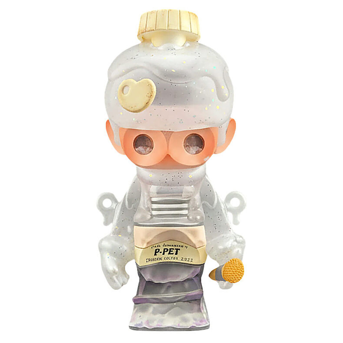 P-Pet Colorful Hearts White