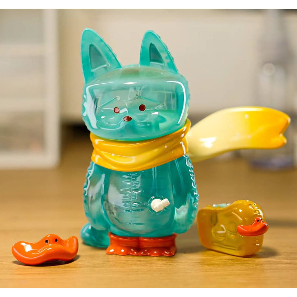 P-Pet Xeno Duck Colorful Holiday Clear Blue