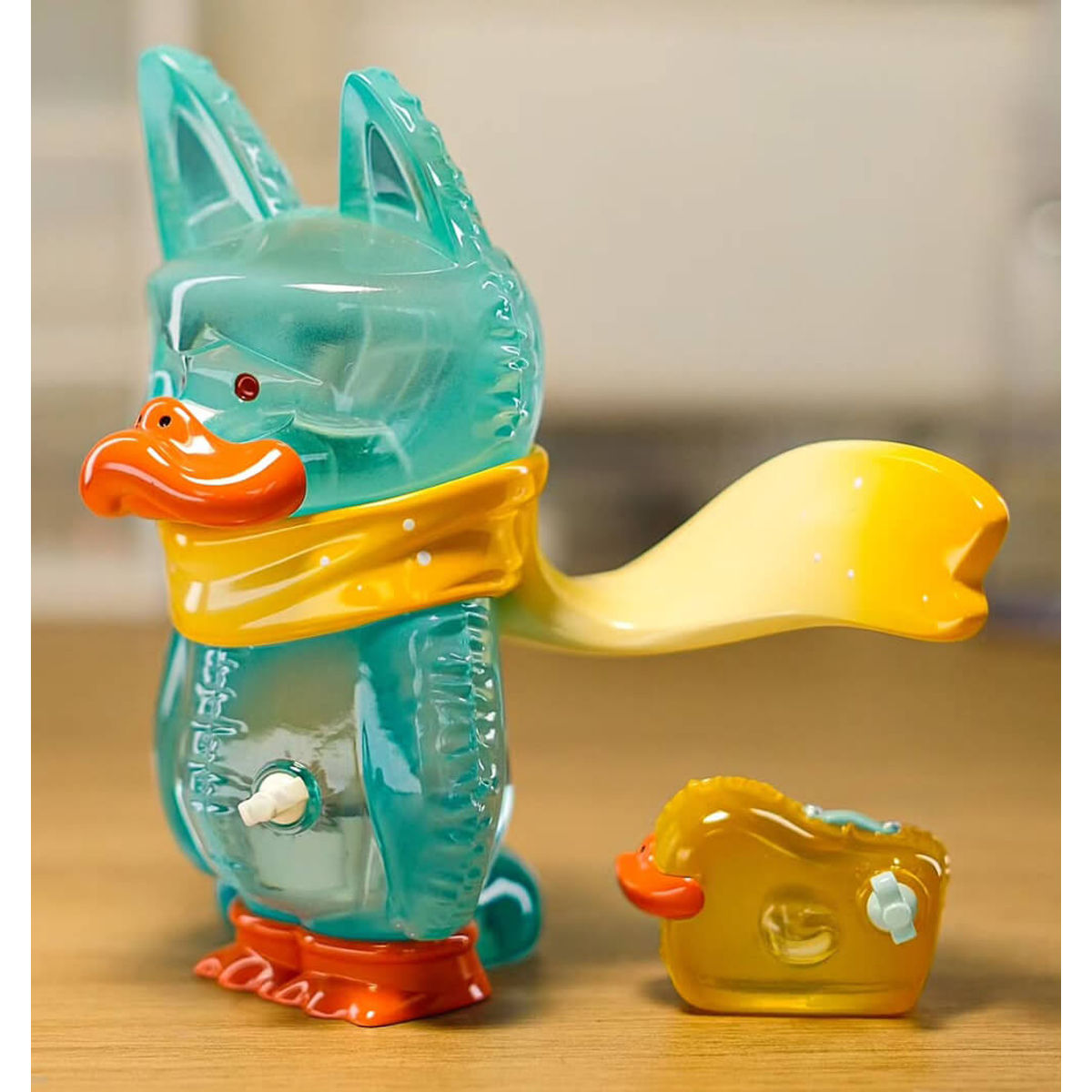 P-Pet Xeno Duck Colorful Holiday Clear Blue
