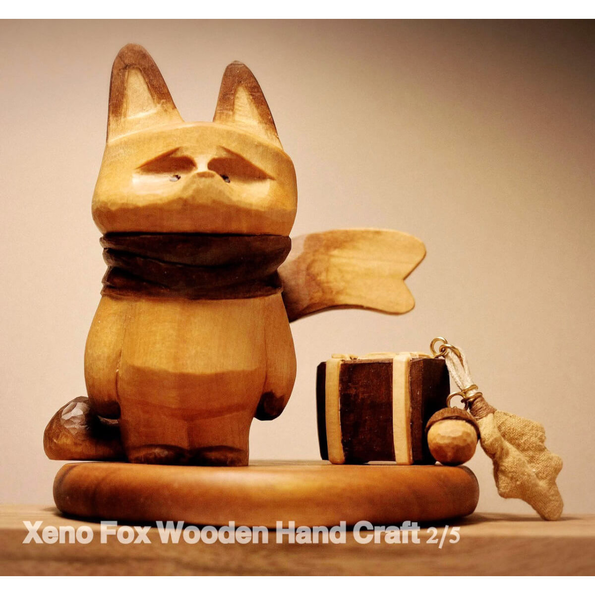P-Pet Xeno Fox Wood Craft