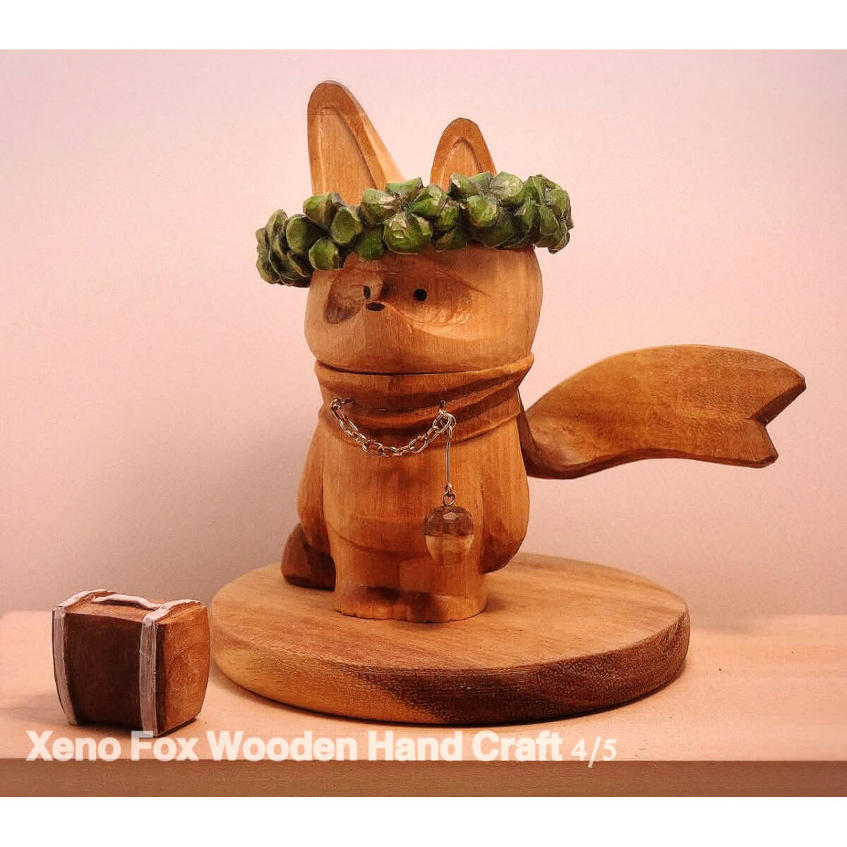 P-Pet Xeno Fox Wood Craft