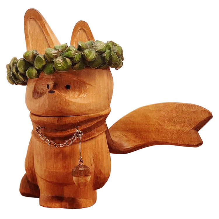 P-Pet Xeno Fox Wood Craft by Kaarok